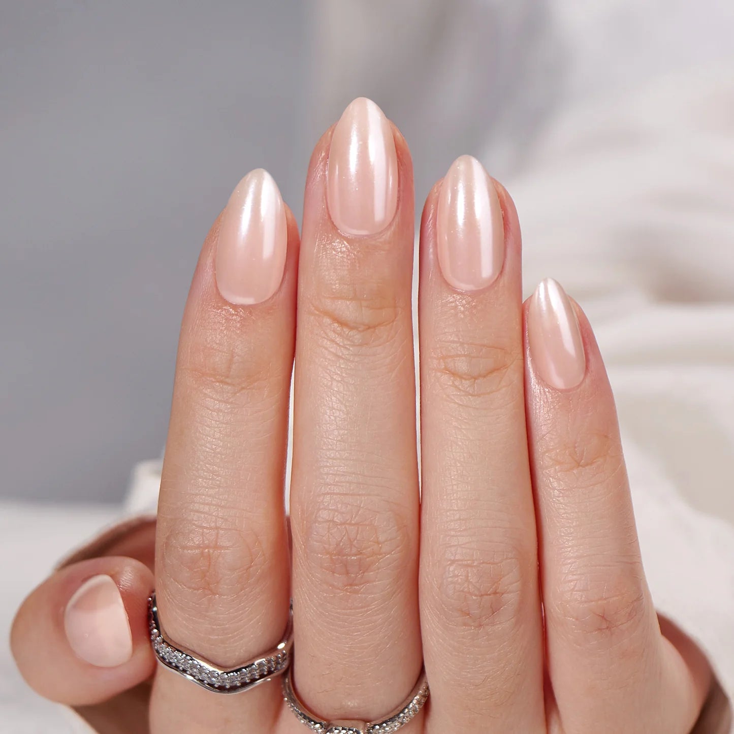 Delicate Pink Short Almond